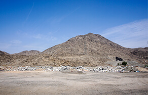 Saaee between safa marwa hills